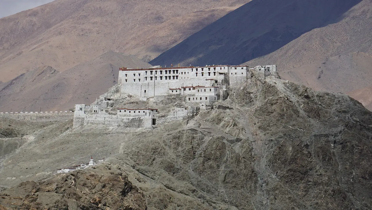 Hanle Monastery on its hill in Changthang